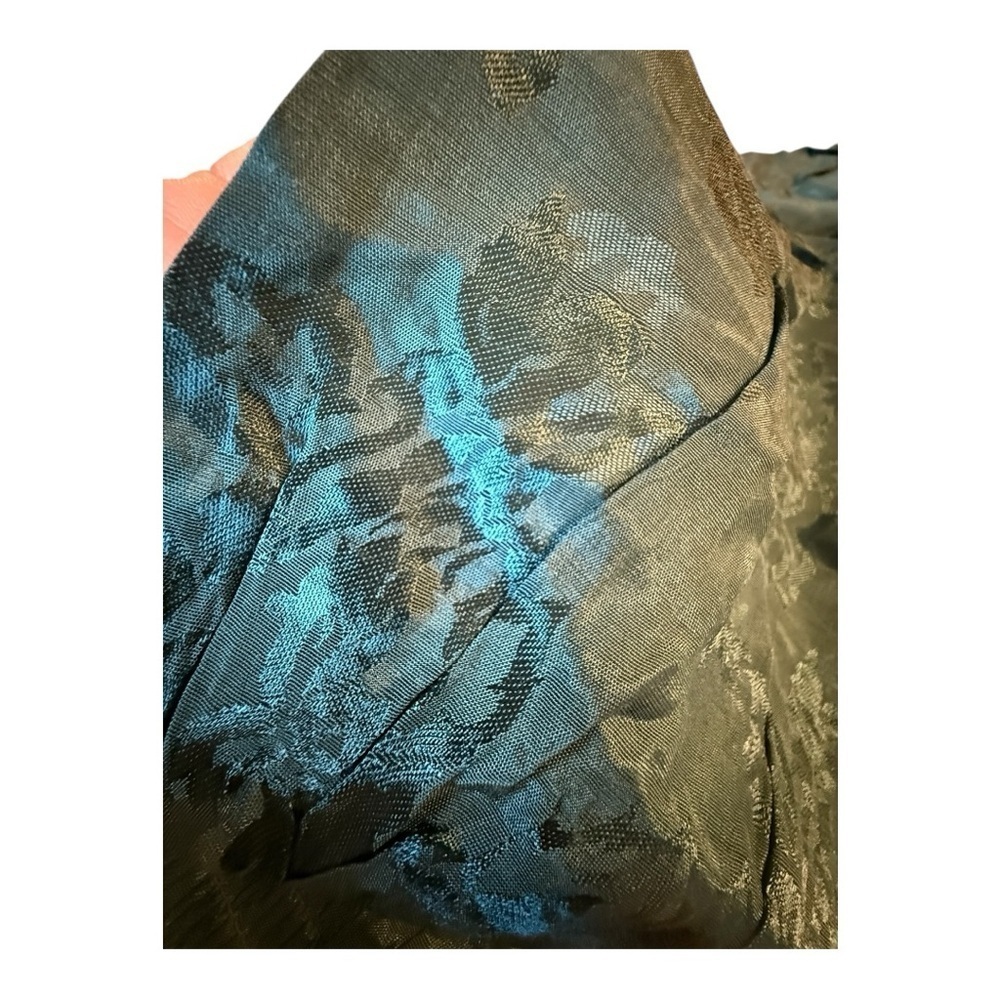 Band Of The Free Camille Crossover Crop Top Deep Teal Boho Cottage Gypsy NEW - Picture 6 of 15